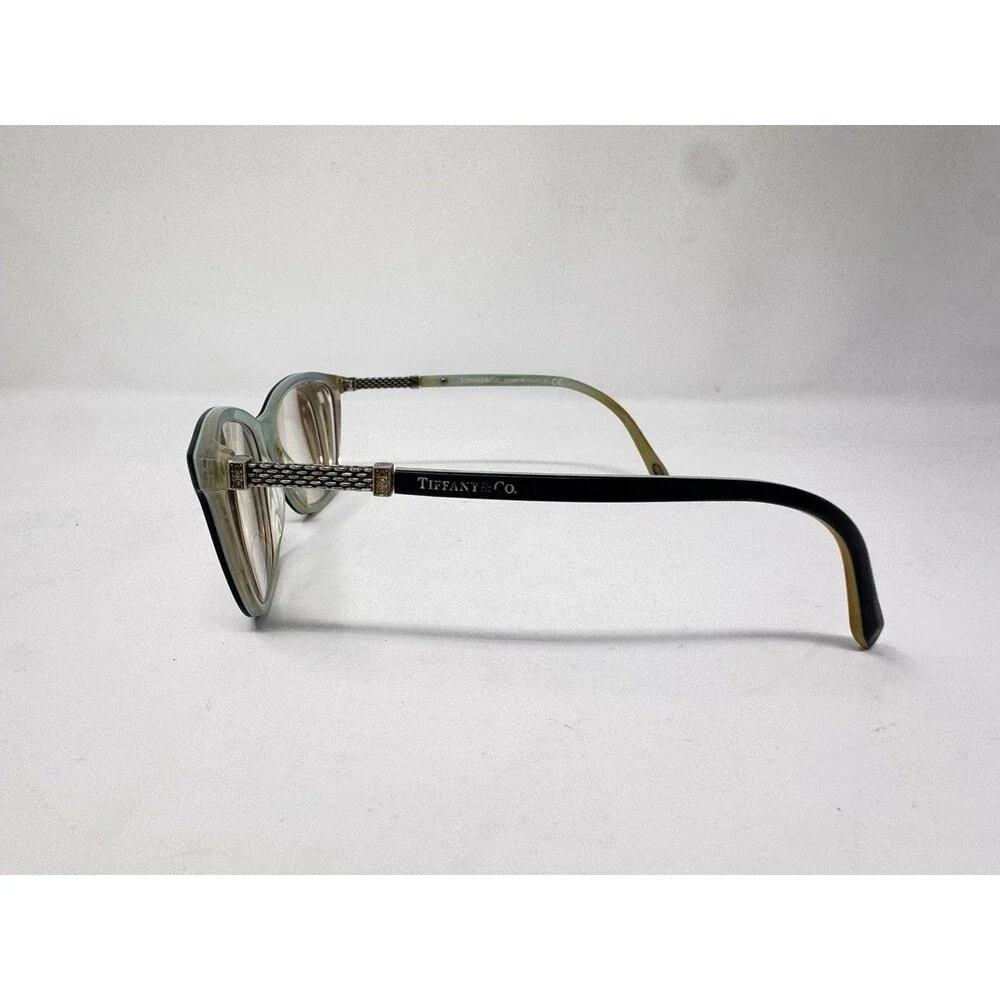 Tiffany & Co TF2116-B 8193 Eyeglass Frames Only 53-16-140 Black Turquoise Italy